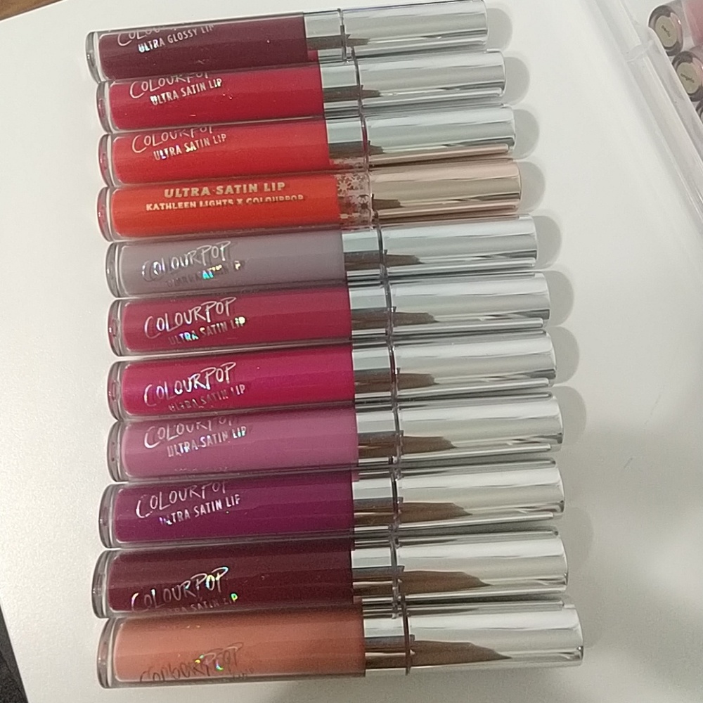 UNUSED Colourpop Bundle Ultra Satin & Glossy Lips